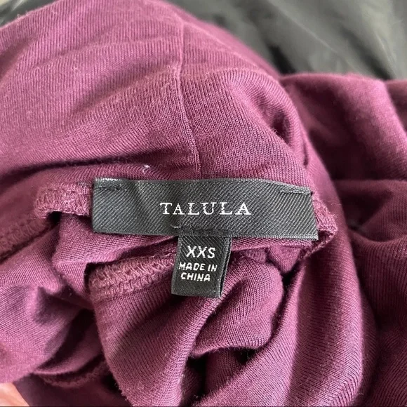 𝅺aritzia Talula Plum Purple Turtleneck Dress - Picture 3 of 4
